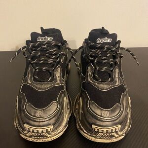Balenciaga Triple S “ Faded Black “